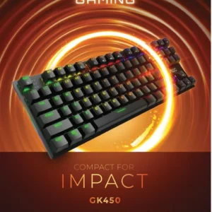 AOC GK450 RGB TKL MECHANICAL WIRED GAMING KEYBOARD ( AOC MECHANICAL SWITCH - RED)