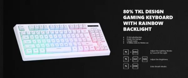 MARVO COMBO 3IN1 CM310WH GAMING KEYBOARD & MOUSE & MOUSE PAD - Image 6