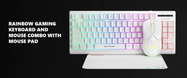 MARVO COMBO 3IN1 CM310WH GAMING KEYBOARD & MOUSE & MOUSE PAD - Image 5