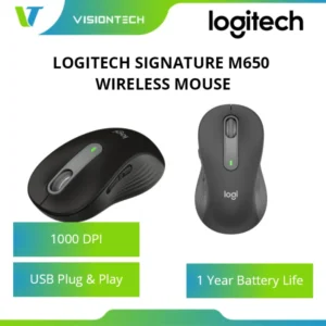 Logitech SIGNATURE M650 Wireless Mouse (BLACK/ROSE)